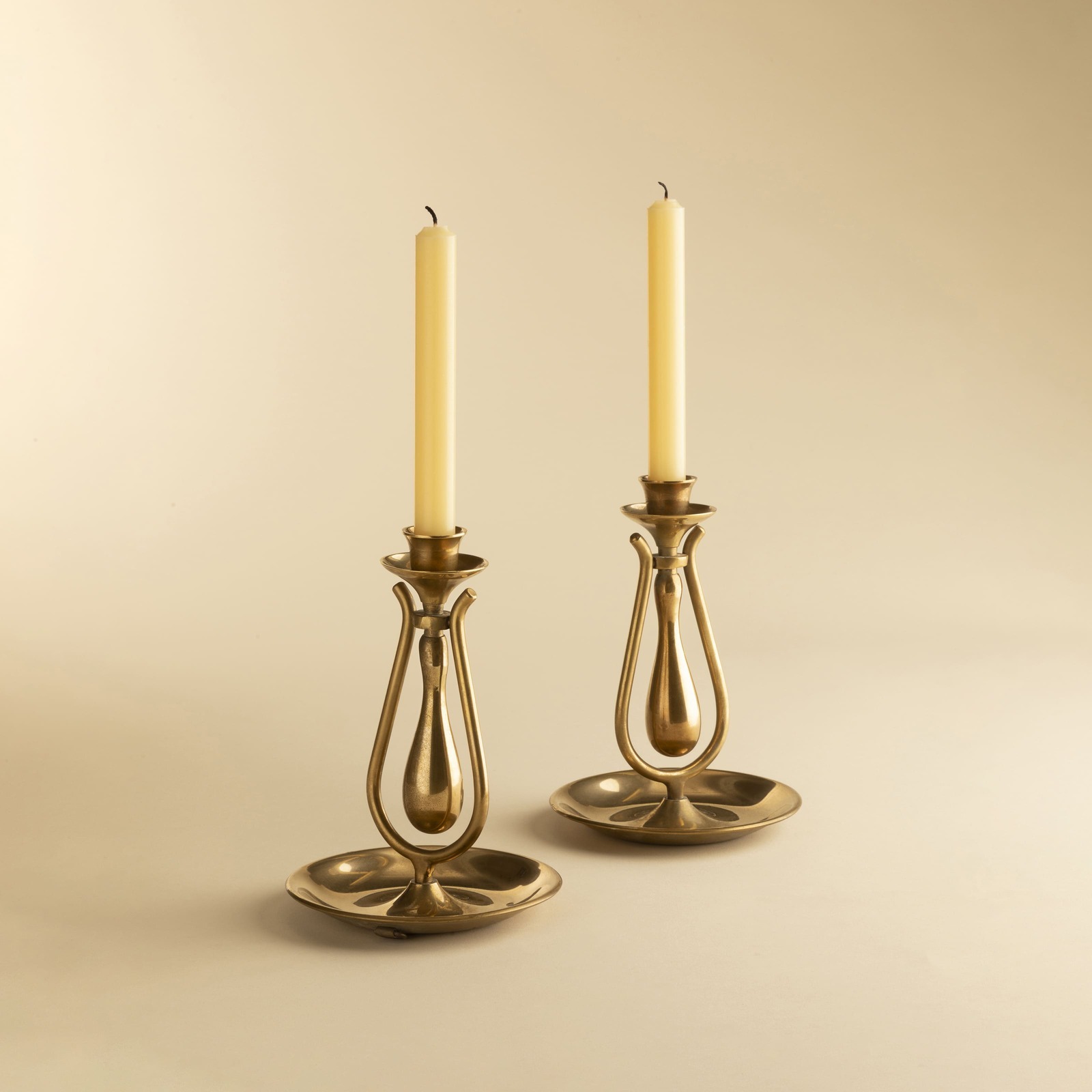 Pair of Boat Candlesticks