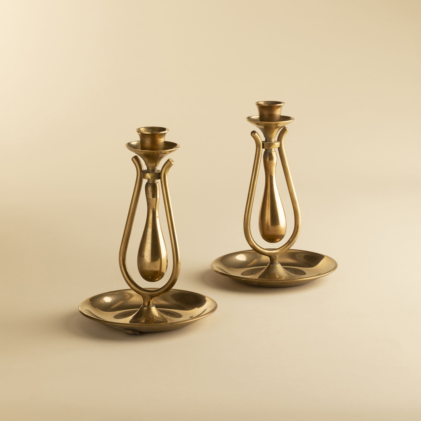 Pair of Boat Candlesticks