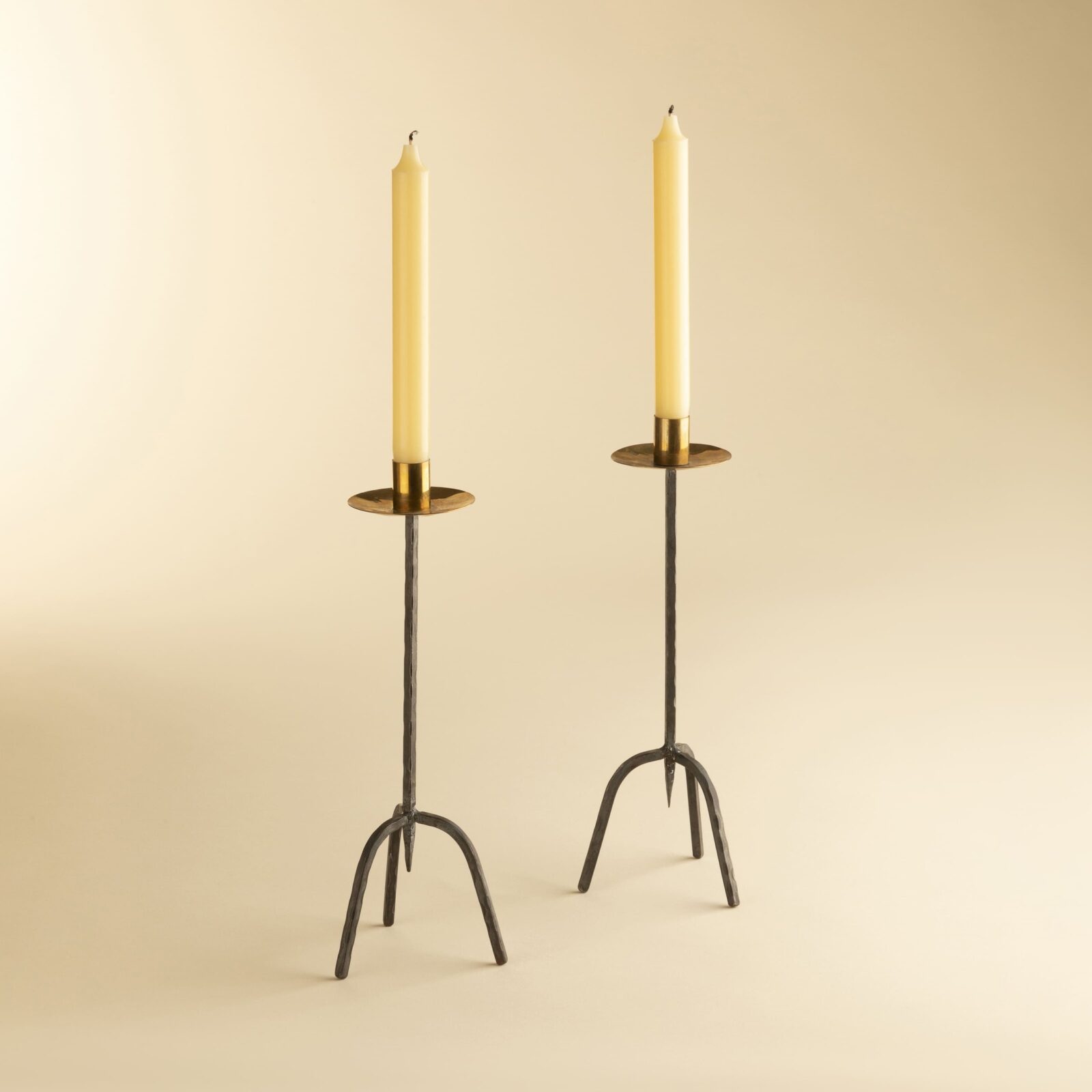 Pair of Trident Candlesticks